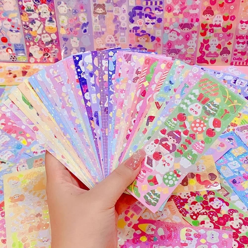 

Kawaii Stickers Cute Stationary Aesthetic Diary Decoration Stickers Art Supplies Stickers for Scrapbooking Lot Paper Kids Gift