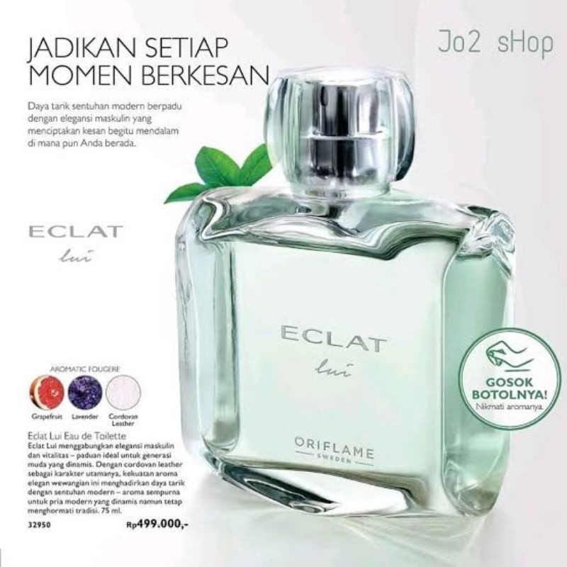 Bdt. DISKON HEBOH  Parfum Eclat Lui edt, parfum Original,Parfum Original Murah, Parfum Pria parfum O