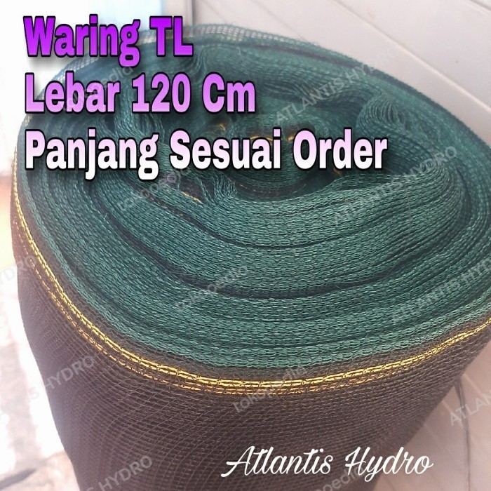 Waring Hitam L 120 cm/Jaring Ikan/Pagar Kebun Tanaman ECERAN MURAH 