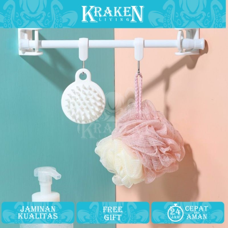 bracket tiang serbaguna, bracket 360, bracket tiang fleksibel, bracket tongkat ajaib, bracket dapur,