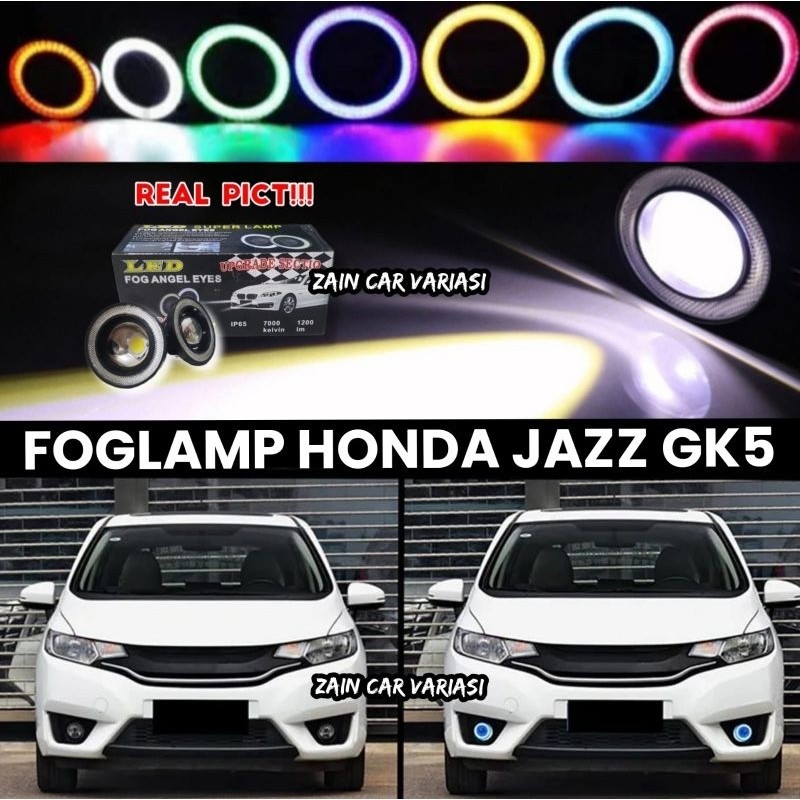 ANGEL EYES COB VARIASI LAMPU FOGLAMP MOBIL HONDA JAZZ GK5 GK 5co