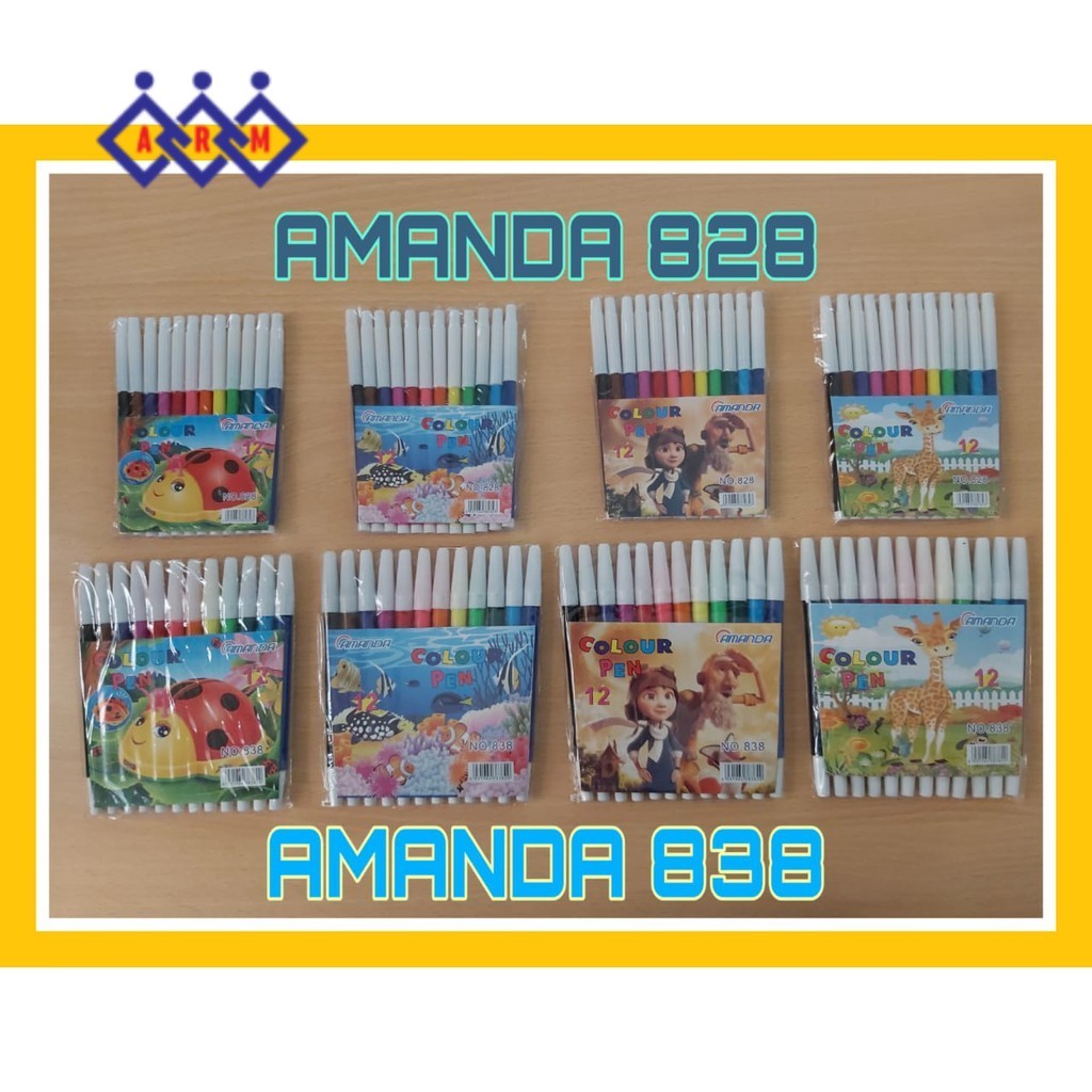 

PROMO Spidol 12 Warna Murah (PER SET)+ Best Seller