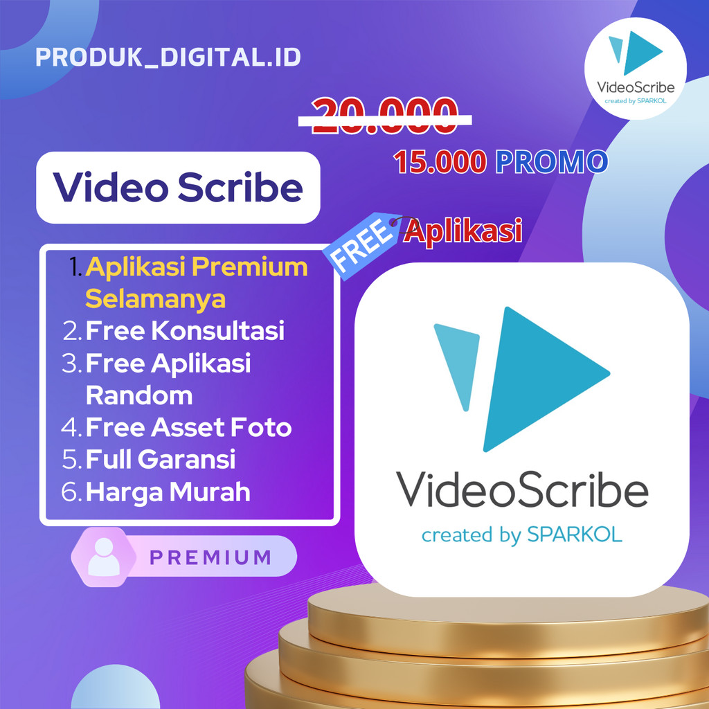 Sparko Videoscribe Pro Premium Bergaransi Terbaik