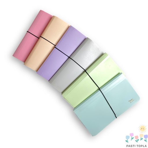 

Map/Dompet Giro/Tabungan/Nota/Cek/Kwitansi Warna Pastel Topla