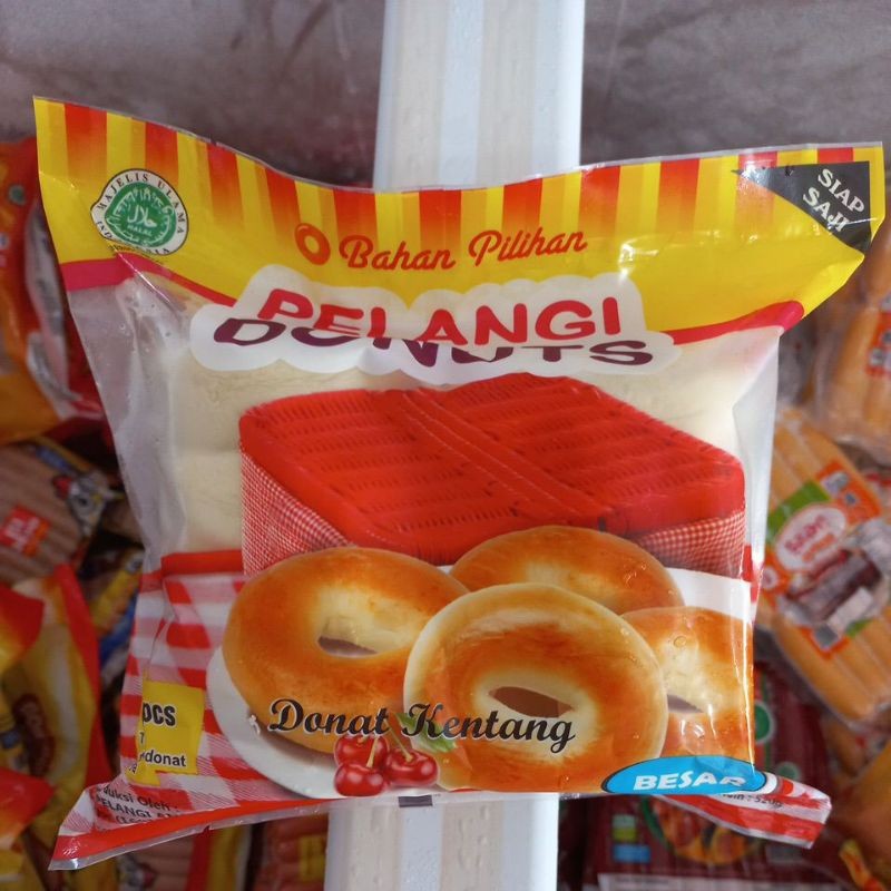 

Pelangi Donuts Donat Kentang Mini isi 20+1 520g