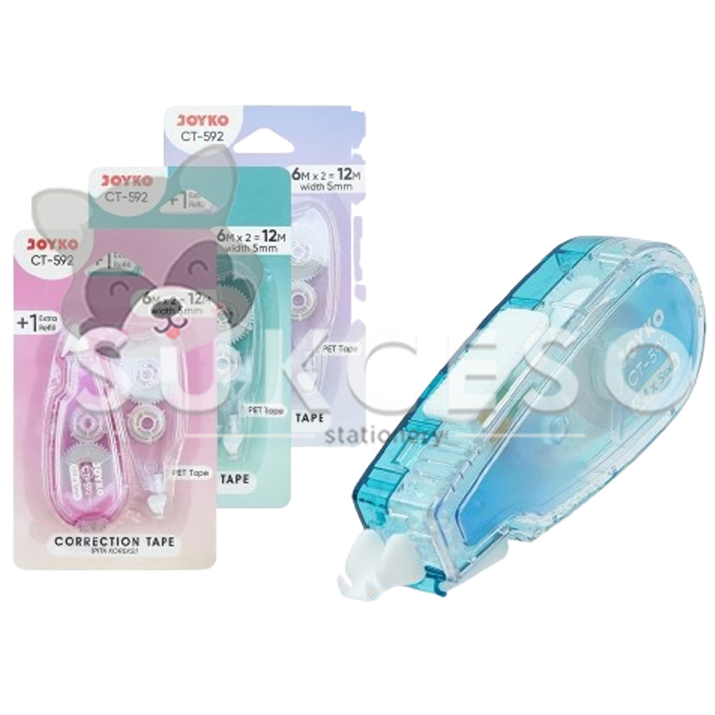 

JOYKO Correction Tape CT-592 Extra Refill / Pita Koreksi / Tip-Ex Murah