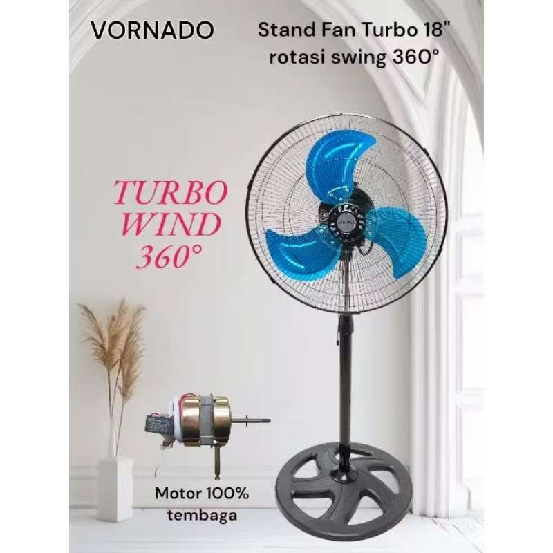 Kipas angin vornado 18 inch professional swing 360° angin turbo