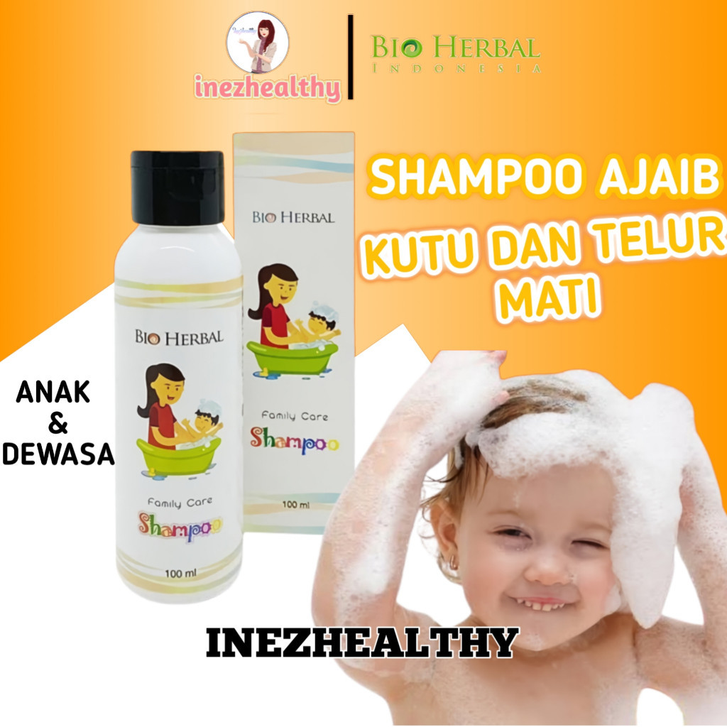 Bio Herbal Family Care Shampoo Kutu / Bio Herbal Shampo Obat Kutu Original BPOM
