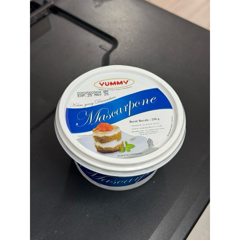 

Yummy mascarpone 250gr - INSTANT ONLY