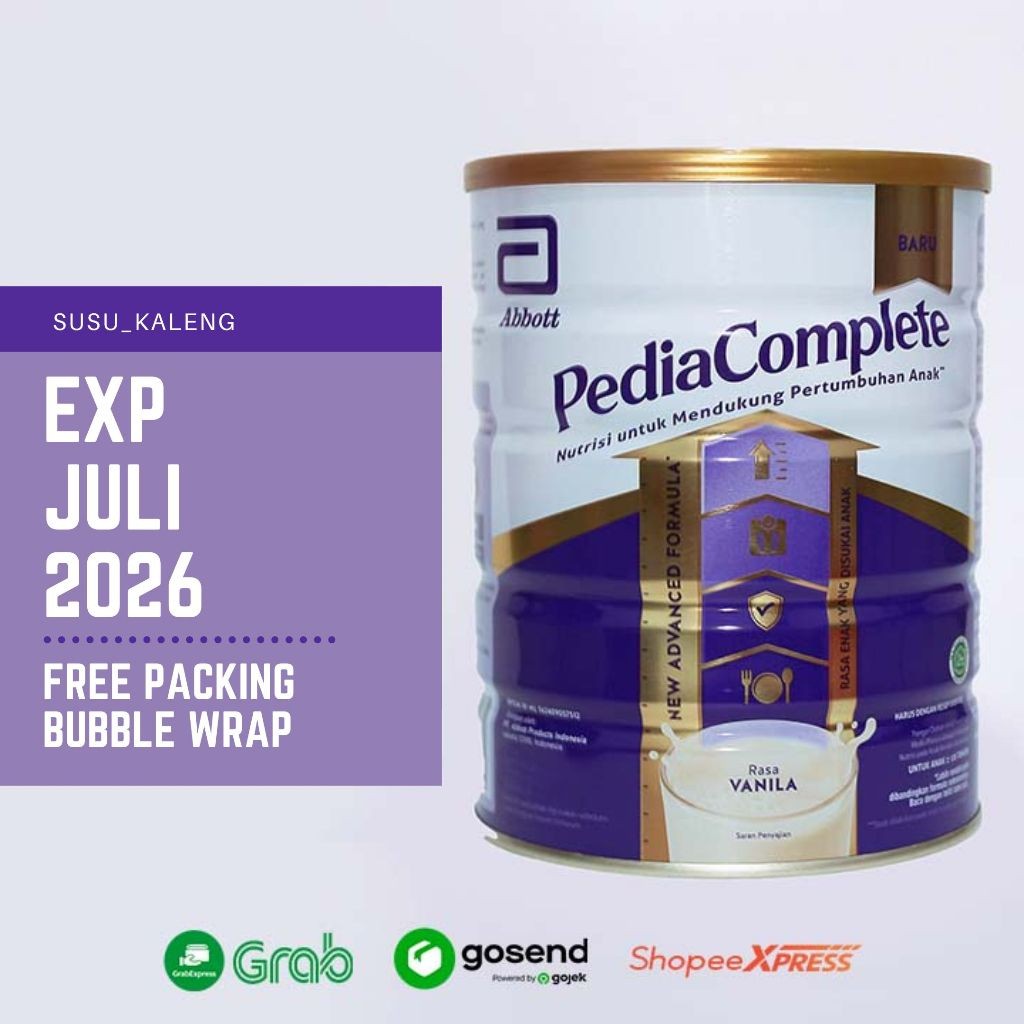 

Pediasure complete Vanilla 800 gr | Exp Juli 2026 | Grab&Gojek
