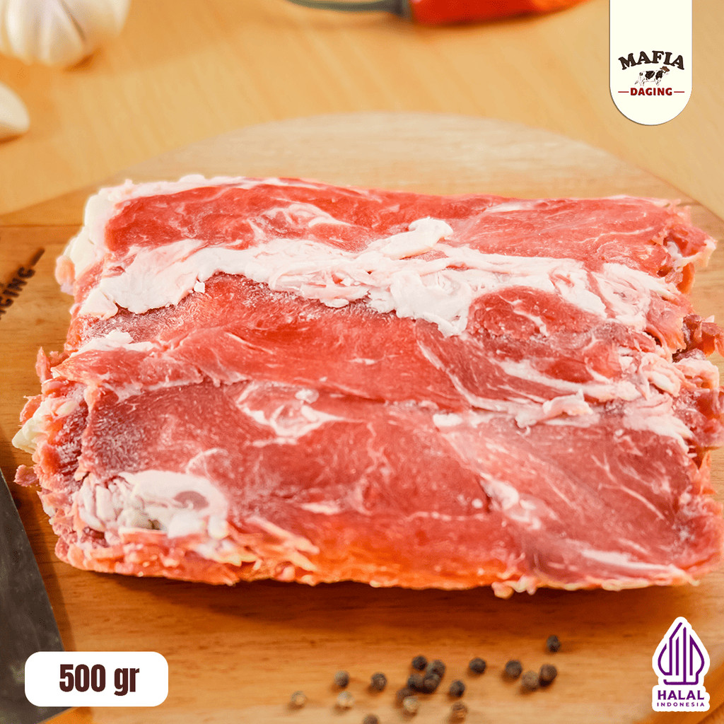 

[Mafia Daging] Aus Shortplate Slice / Brisket Slice 500g