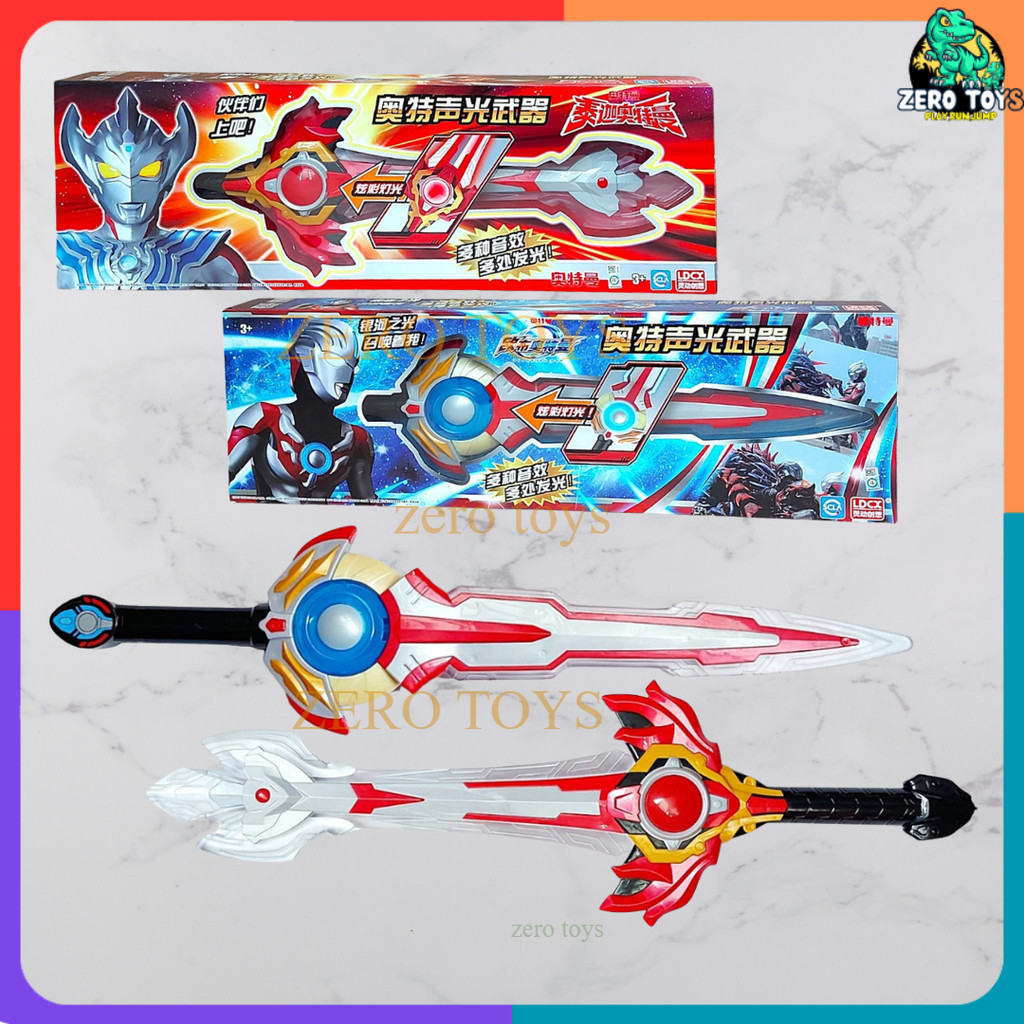 Senjata Ultraman Taiga Tri-Strium Pedang Orb Calibur Ultramen