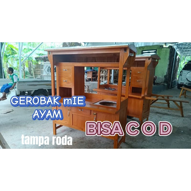 gerobak mie ayam tampa roda