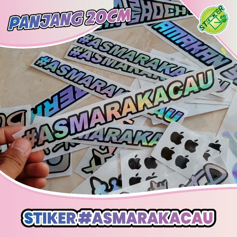 

STICKER ASMARA KACAU #ASMARAKACAU STICKER HELM