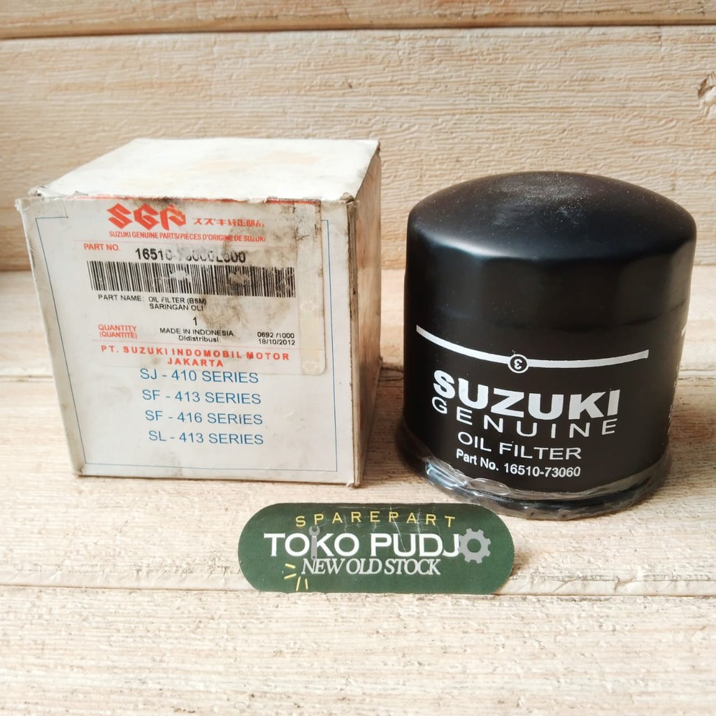COD/SARINGAN OLI OIL FILTER MOBIL SUZUKI CARRY KATANA FUTURA ASLI ORIGINAL 100% ( 16510-73060-L000 )