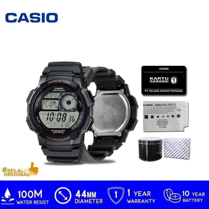 Jam Tangan Casio GENERAL AE-1000W-1AVDF With BOX Kaleng Original Murah