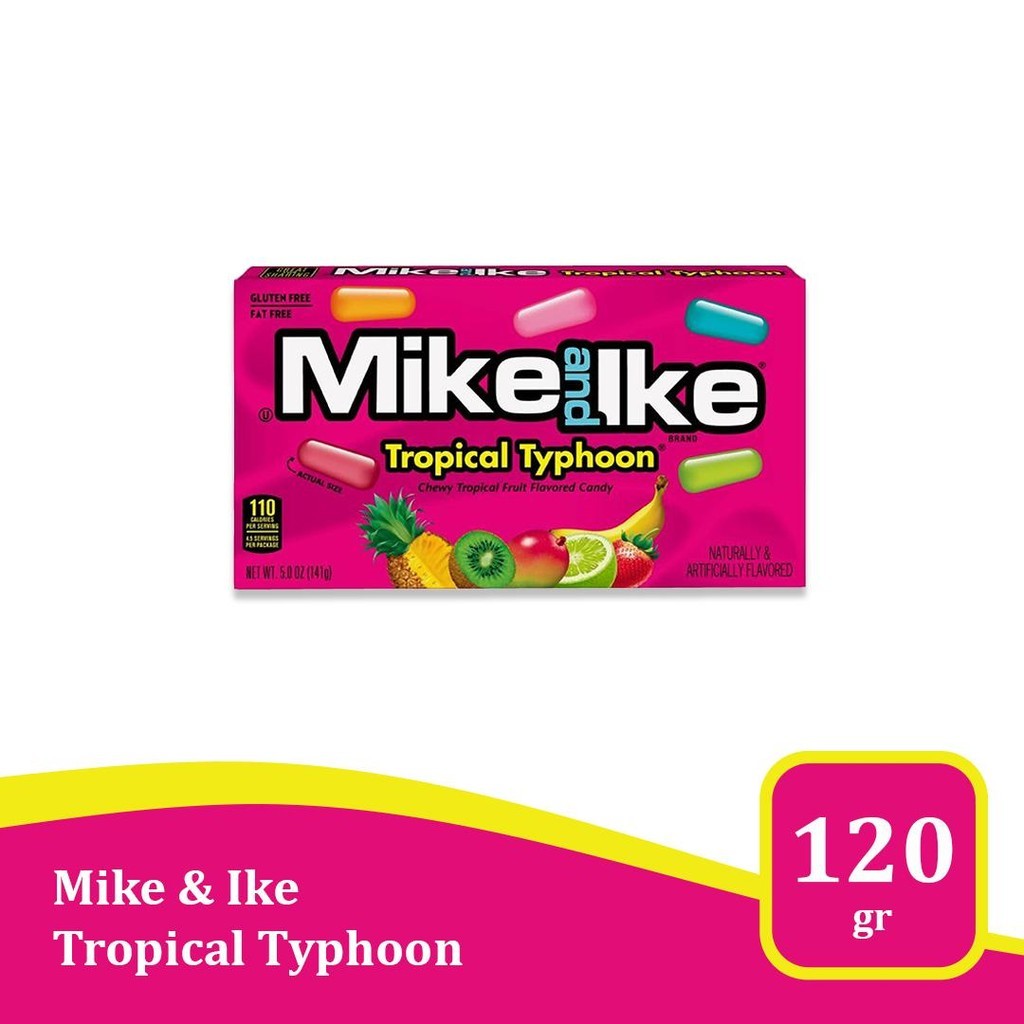 

Mike & Ike Tropical Typhoon 5 oz - permen import USA