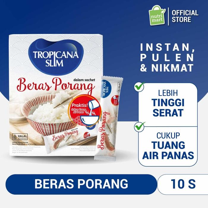 

Tropicana Slim Beras Porang Instan 10 Sachet - Konjac Shirataki Rice