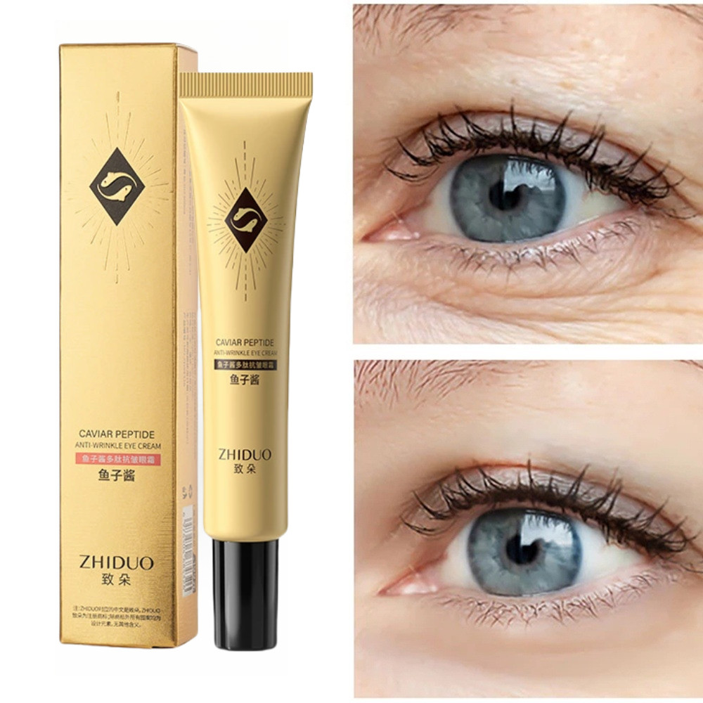 Krim Mata Caviar Eye Cream Remove Dark Circles Moisturizing Firming Cream 20g Anti Wrinkles Cream