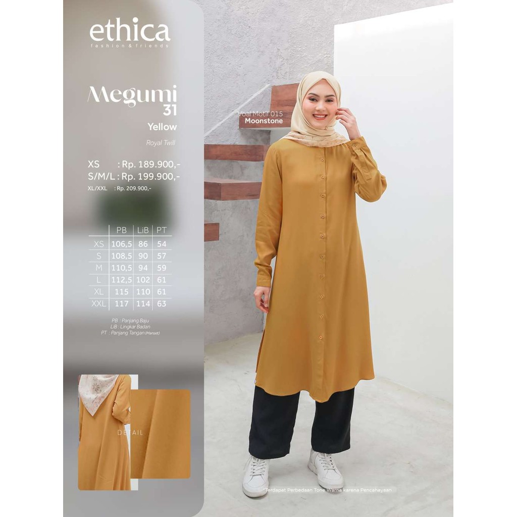 ETHICA TUNIC MEGUMI 31 YELLOW