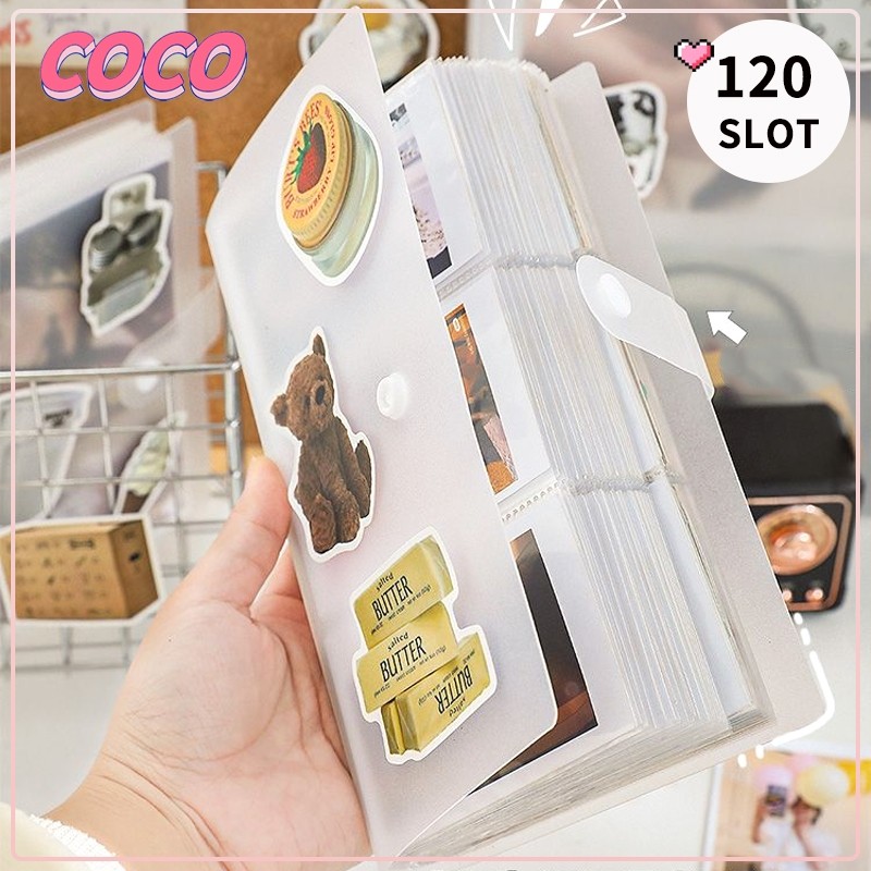 

Album foto Polaroid Waterproof 2R Kolbuk Photocard 120 Slot Album Photocard Buku Album Tempat Photocard Kpop Collect Book Binder Photocard Holder - coco_market