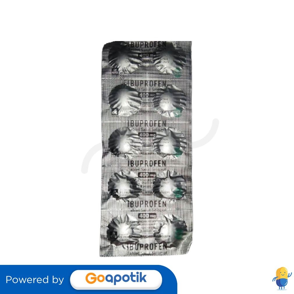 Ibuprofen Promedrahardjo 400 Mg Strip 10 Tablet