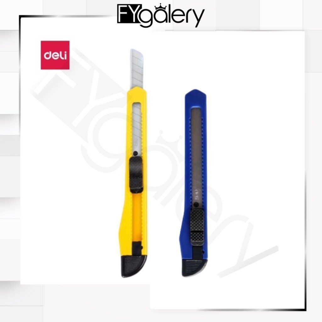 

FYGALERY DELI042 Cutter / Pisau Pemotong Auto-lock System Tajam Anti Karat 2052 Y1682