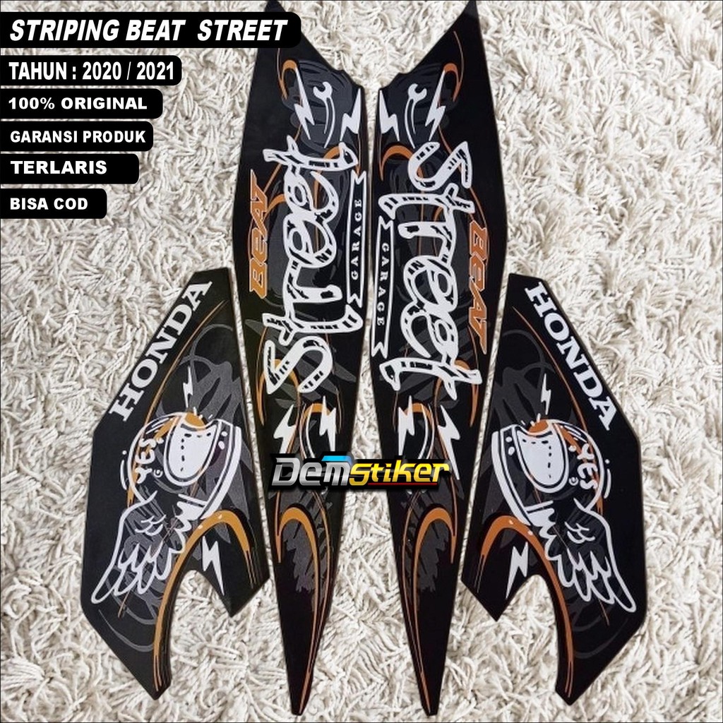 STIKER STRIPING LIS STANDART HONDA BEAT STREET 2021 LIS BODY BEAT STREET 2021 TERMURAH