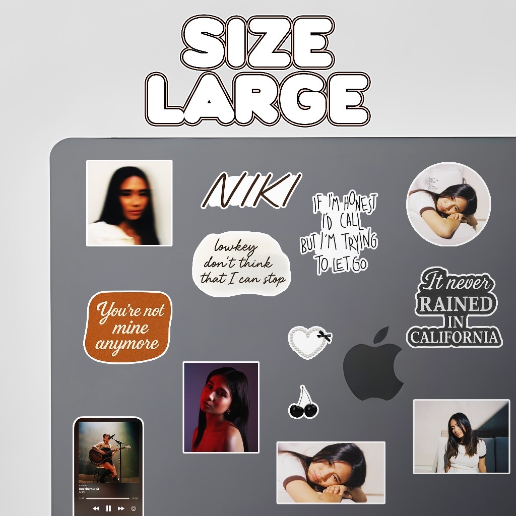 

Sticker Pack | NIKI Music Artist Stiker Tahan Air Anti Luntur | Sticker Aesthetic Stiker HP