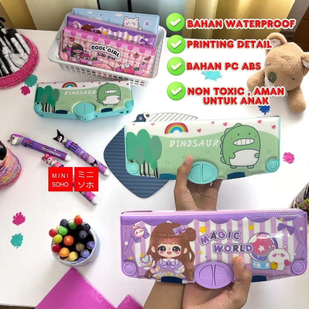 

Jual Produk Tempat Pensil Multifungsi Kartun Kotak Pensil Anak Lengkap Penggaris Penghapus Isolasi