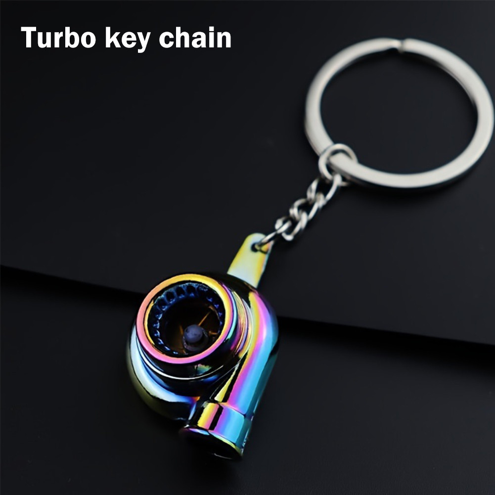 COD Gantungan Kunci Turbo Keychain  Stutu Bahan Full Besi Bunyi Gantungan Kunci Model Turbo Mobil Ke