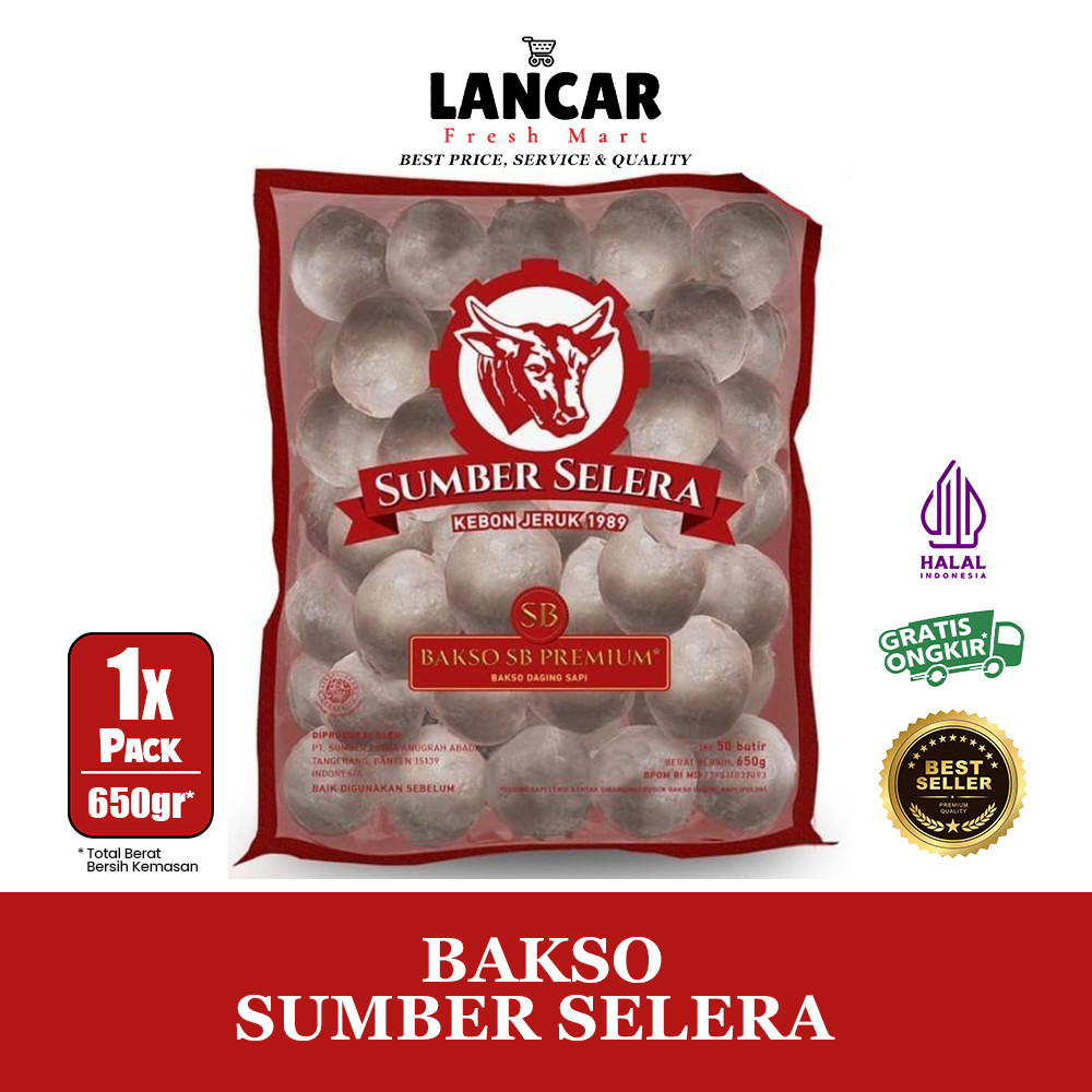

SUMBER SELERA BAKSO SAPI PREMIUM ISI 50 /BAKSO SAPI SUMBER SELERA ISI 50