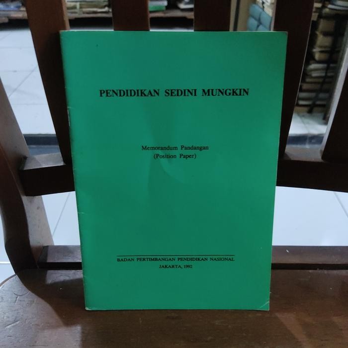 PENDIDIKAN SEDINI MUNGKIN