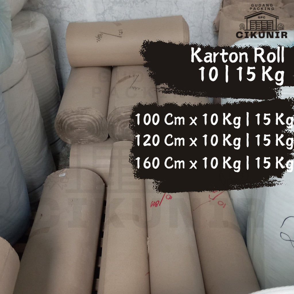 

Kardus Roll / Karton roll / Dus Gulungan / Single Face / Corrugated Roll 15 Kg