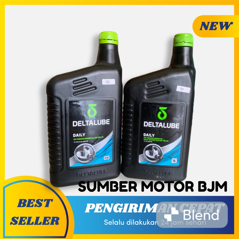 OLI MESIN DELTALUBE MANUAL / MATIC 800ml & 1L (10w40 / 10w30)