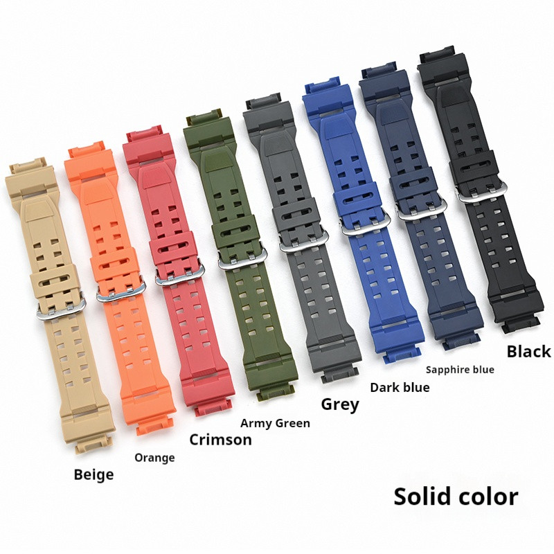 Strap for Casio G-Shock G9200 GW9200 9101 9102 9110 9125 Rubber Silicone Watch Band Bracelet 18mm