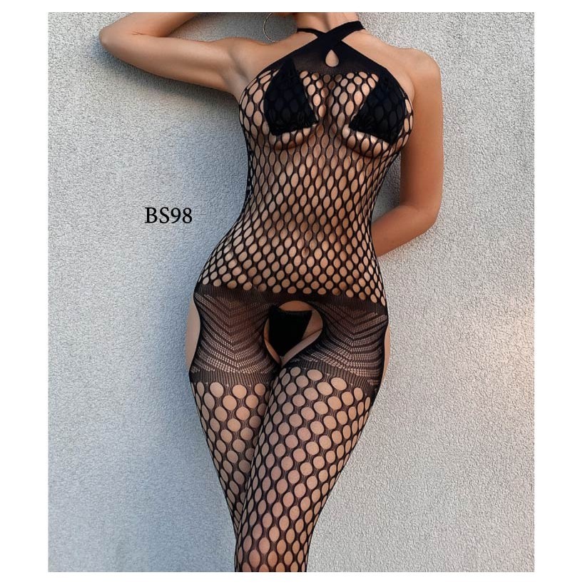 Stocking Lingerie Full Body Wanita Premium Bs98