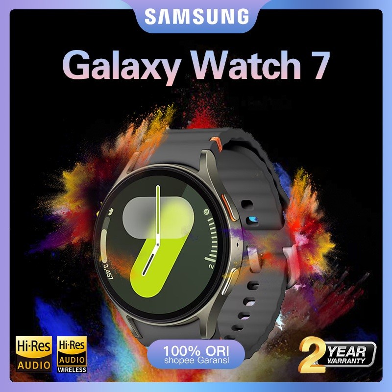【Flash Sale】ORI Smartwatch Samsung Galaxy Watch 7 44mm Bluetooth Jam Tangan Pintar IP68 Waterproof D