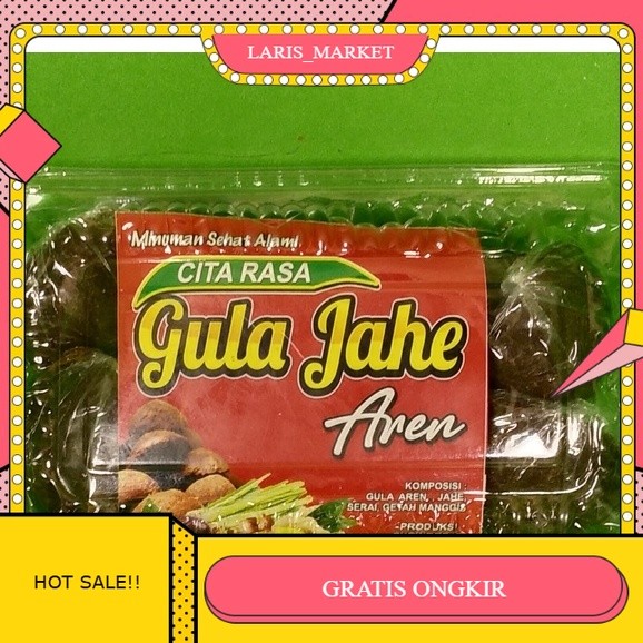 

【LARIS_M】BIG SALE!!! GULA JAHE PURWOREJO CITARASA AREN