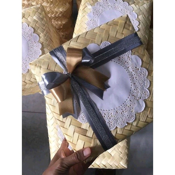 BESEK BAMBU NATURAL UKURAN 25 x 25 x 11 CM BESEK HAMPERS