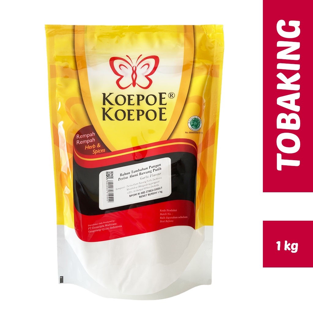 

Koepoe Bawang Putih Perisa Bubuk 1 kg Garlic Powder HALAL
