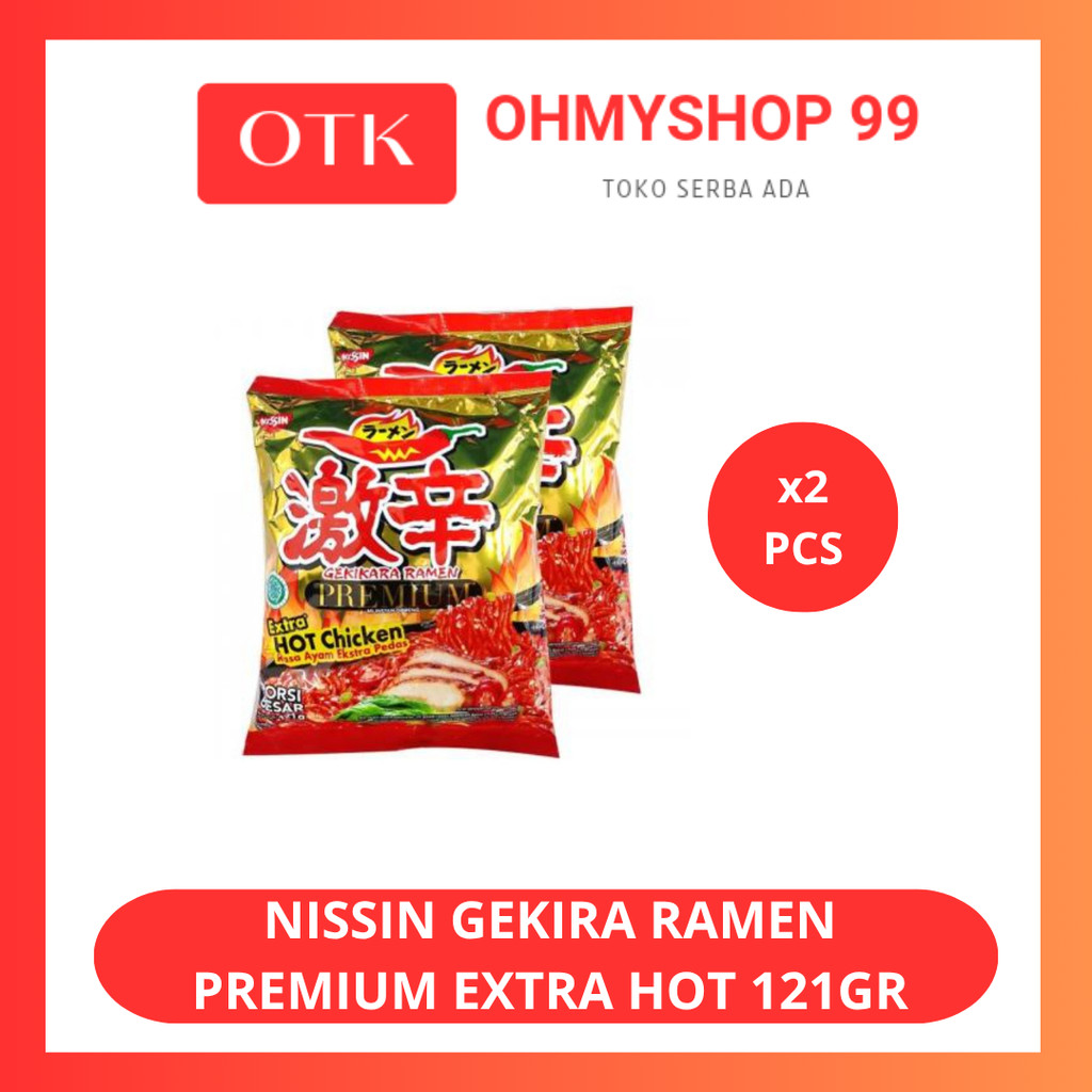 

Nissin Gekira Ramen Premium Extra Hot Mie Instan 2x121gr