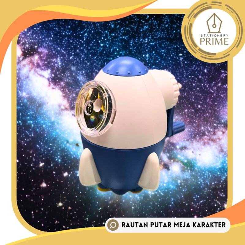 

Rautan Putar Meja Karakter XIAOLINGJING Astronot Roket Kelinci [PIECE]