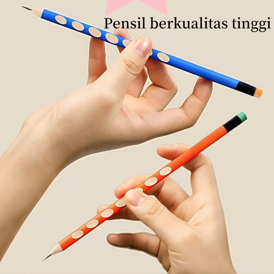 

Graphite Pencil HB 2B / Pensil Kayu HB 2B Isi 20 PCS/Box Desain Segitiga Ergonomis/COD