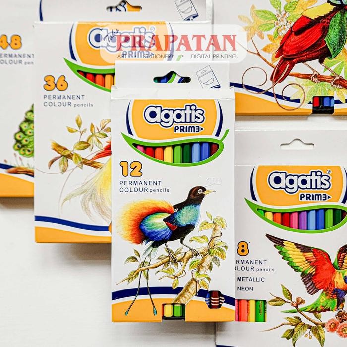 

TERLARIS! Pensil Warna Agatis Prime Permanent Color Pencils - 18c