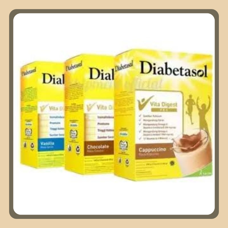 

Susu Diabetasol 570g Rasa Vanilla, Capucino dan Cokelat Murah Meriah