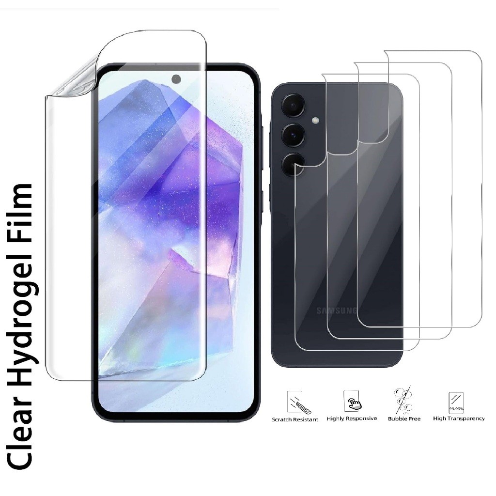 RM Hydrogel Bening Depan / Belakang Samsung A05 A05s A06 A04 A04e A04s A03 A03s A03Core A50 A50s A70