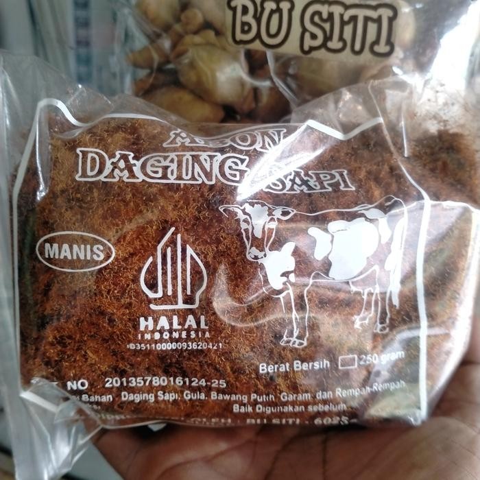 

abon sapi asli surabaya 250grm - Manis