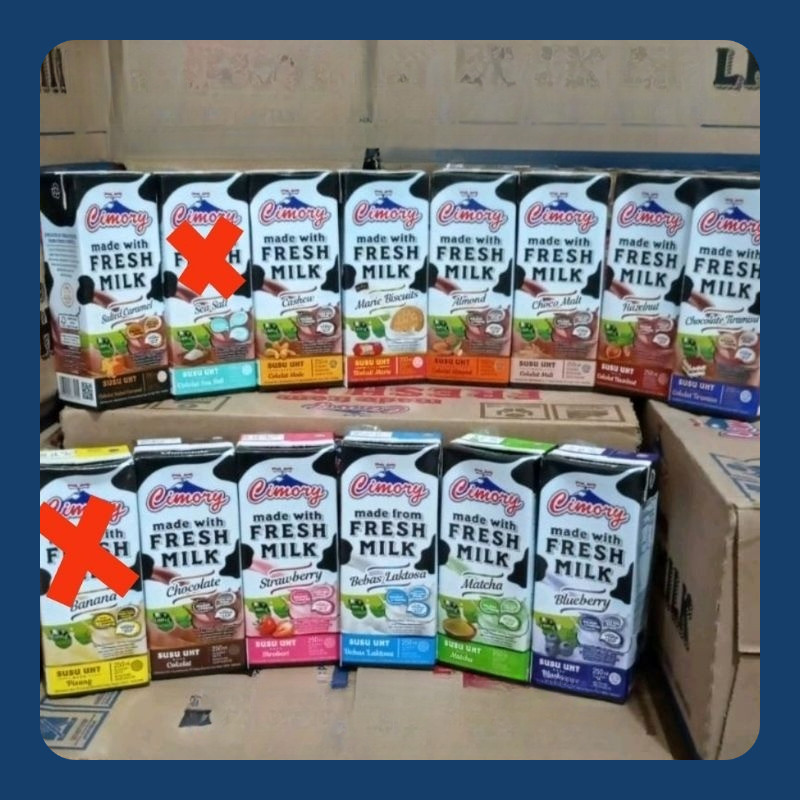 

1 DUS SUSU CIMORY UHT FRESH MILK 250ml / 250 ml 1 KARTON SAMEDAY INSTANT TIRAMISU SALTED CARAMEL