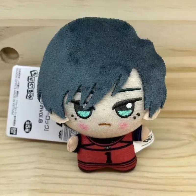 

10cm Mini BLUE LOCK Plush Stuffed Doll Seishiro Nagi Isagi Yoichi Chigiri Bachira Meguru Doll Pendant Keychain Toy For Gift